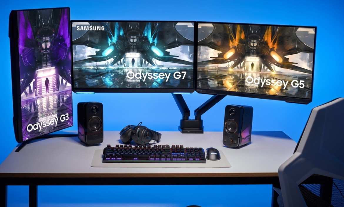 Bild der neuen Samsung Odyssey-Monitore