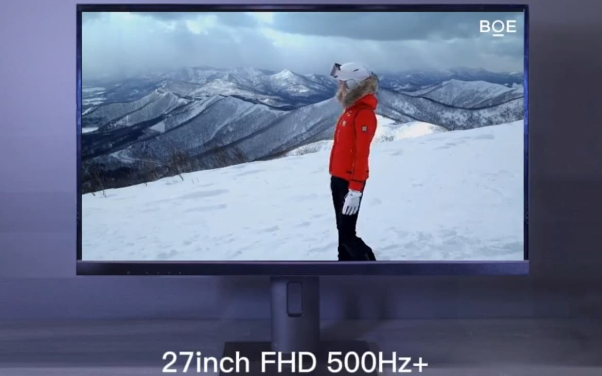 BOE 500 Hz Gaming-Monitor