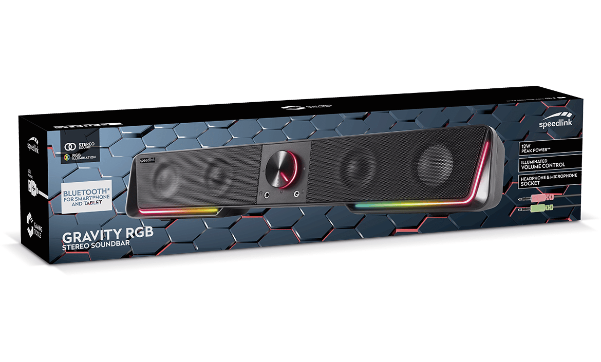 Speedlink Gravity RGB Stereo Soundbar