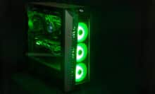 Cooler Master MasterBox 520 Test mit grüner Beleuchtung