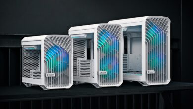 Fractal Torrent RGB White