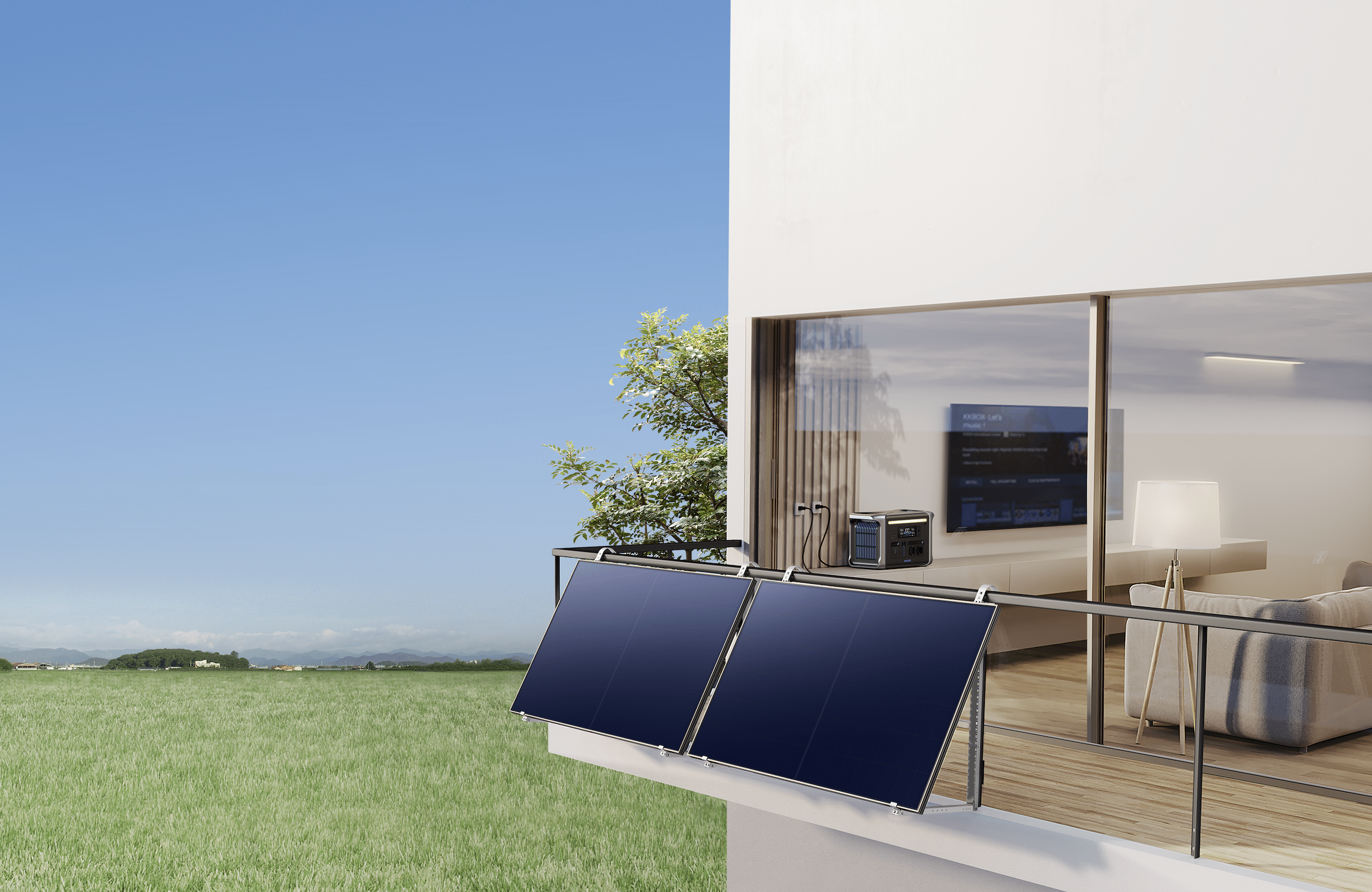 Anker SOLIX Balkonkraftwerk