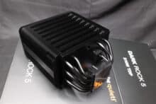 The tower cooler of the Dark Rock 5 from below