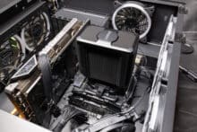 Placing the Dark Rock 5 tower cooler on the CPU