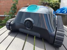 The charging port is located on the back.