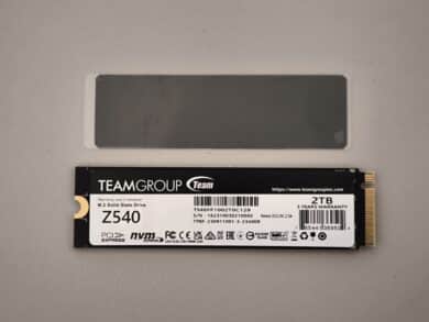 The label of the SSD