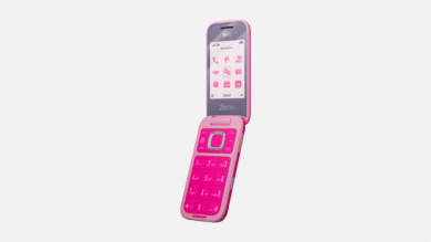 barbie flip phone