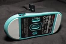 The USB port with the cap removed