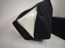 The side panels are also made of foam.