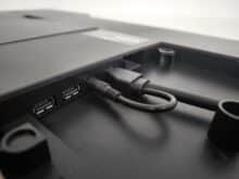 The short USB cable must be connected internally.