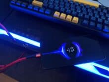 Fast charging via USB-C with up to 18 watts.