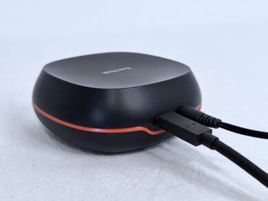 Two cables are required for operation.