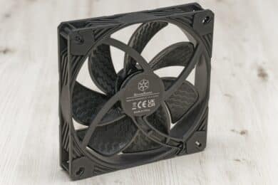 Silverstone Shark Force 140 rear fan