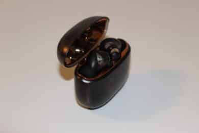 Aurvana Ace 2 in charging case