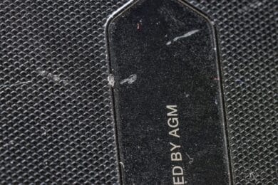 AGM H Max scratches on the back