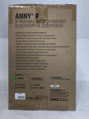 Side view of the packaging