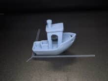 Print job: 3DBenchy II.