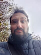 Man with a strange look