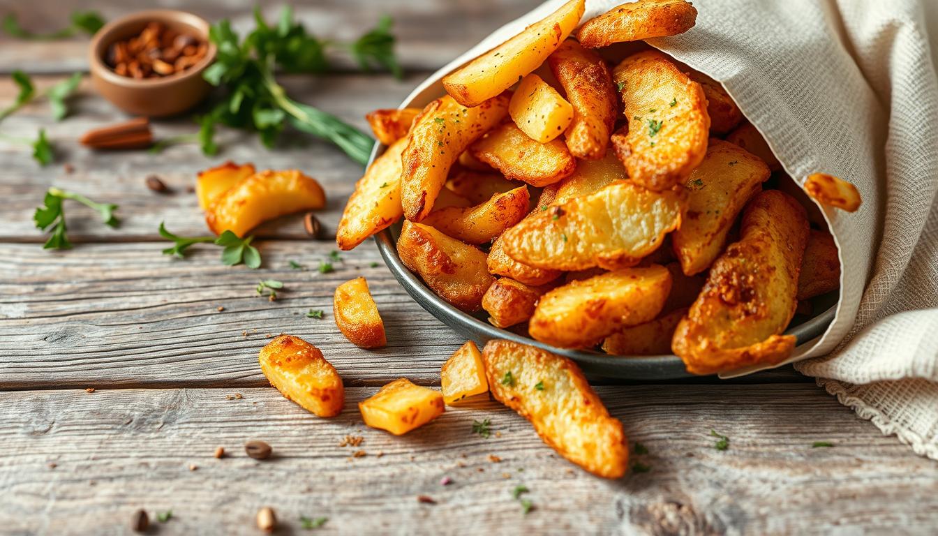 fried potatoes without cooking