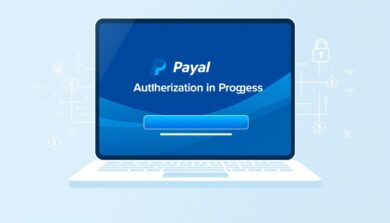 paypal authorization in process