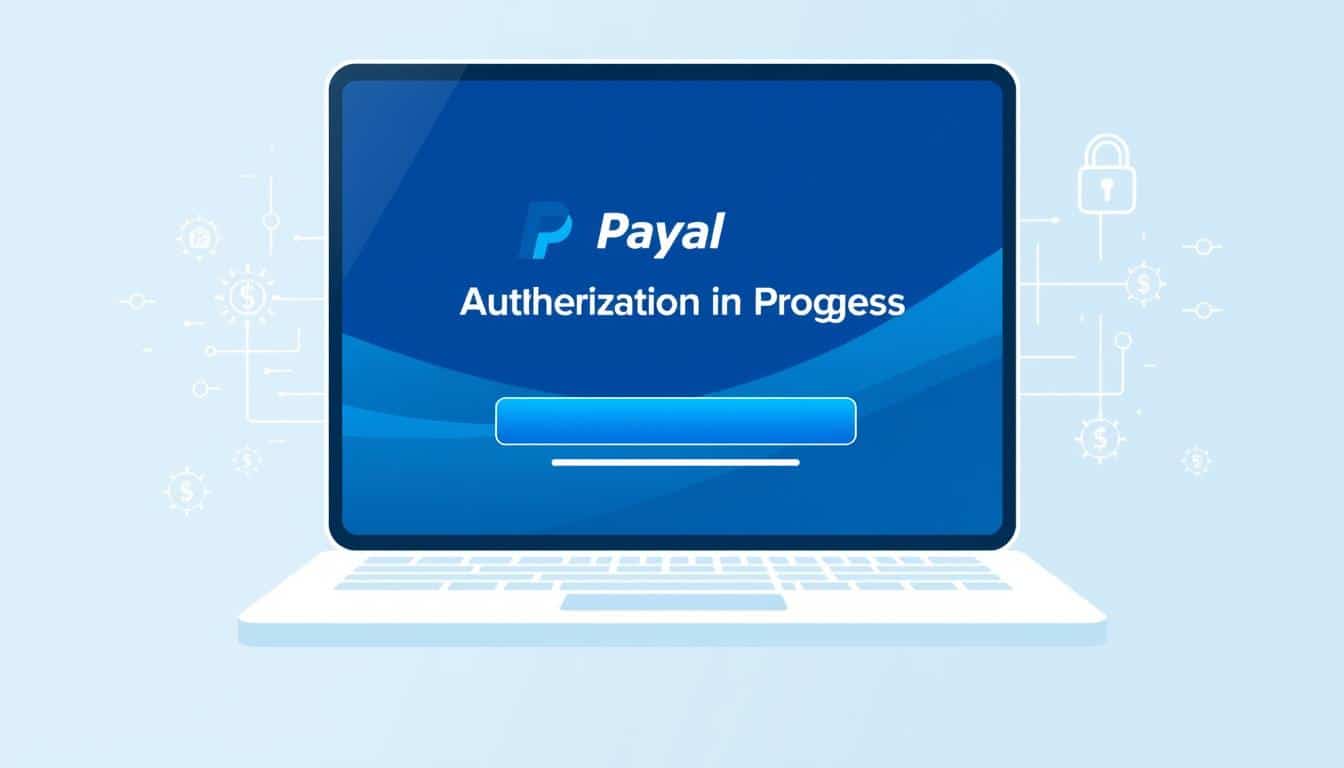 paypal authorization in process