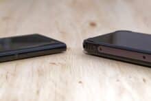 Comparison of two smartphones