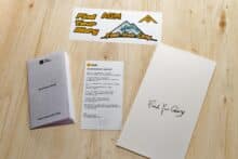 Operating instructions and stickers