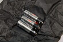 Three AA batteries