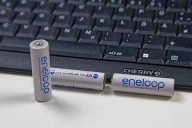 Sanyo eneloop rechargeable batteries