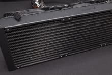 Rear of the ARCTIC Liquid Freezer III 420 radiator