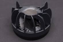 VRM fan module from the side with a view of the fan