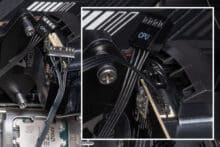 The all-in-one connection cable for pump, VRM and radiator fan