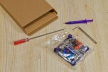 Screwdriver, thermal paste, tools, screws