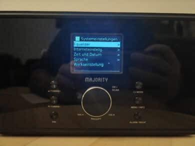 Menu and setting options