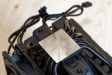 Cold plate of a black radiator