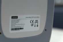 Base of the Lenovo 100P from below