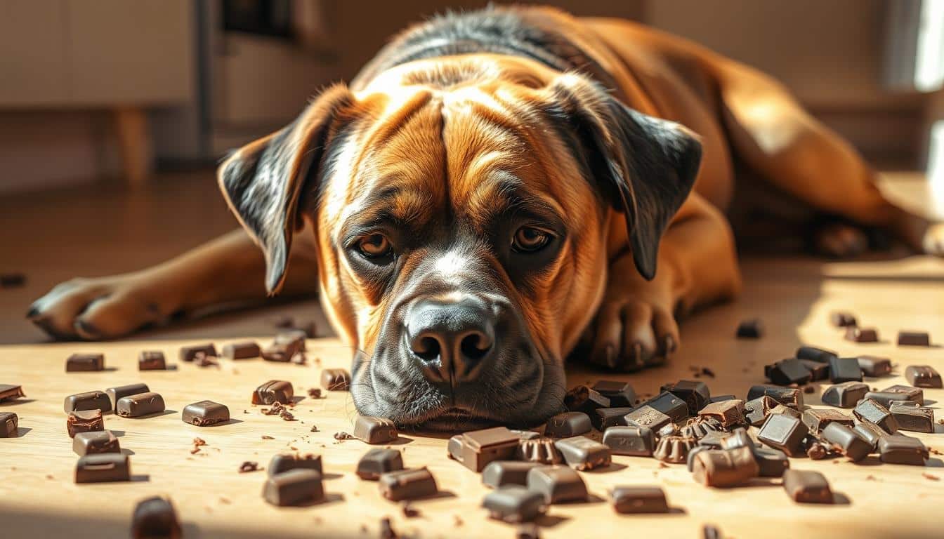 dog has eaten chocolate