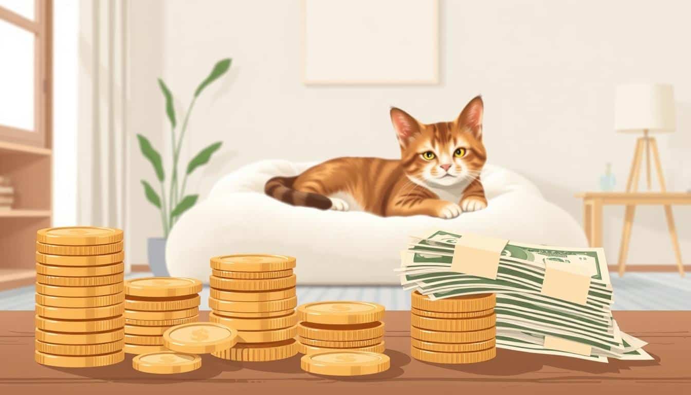 how much does a cat cost per month
