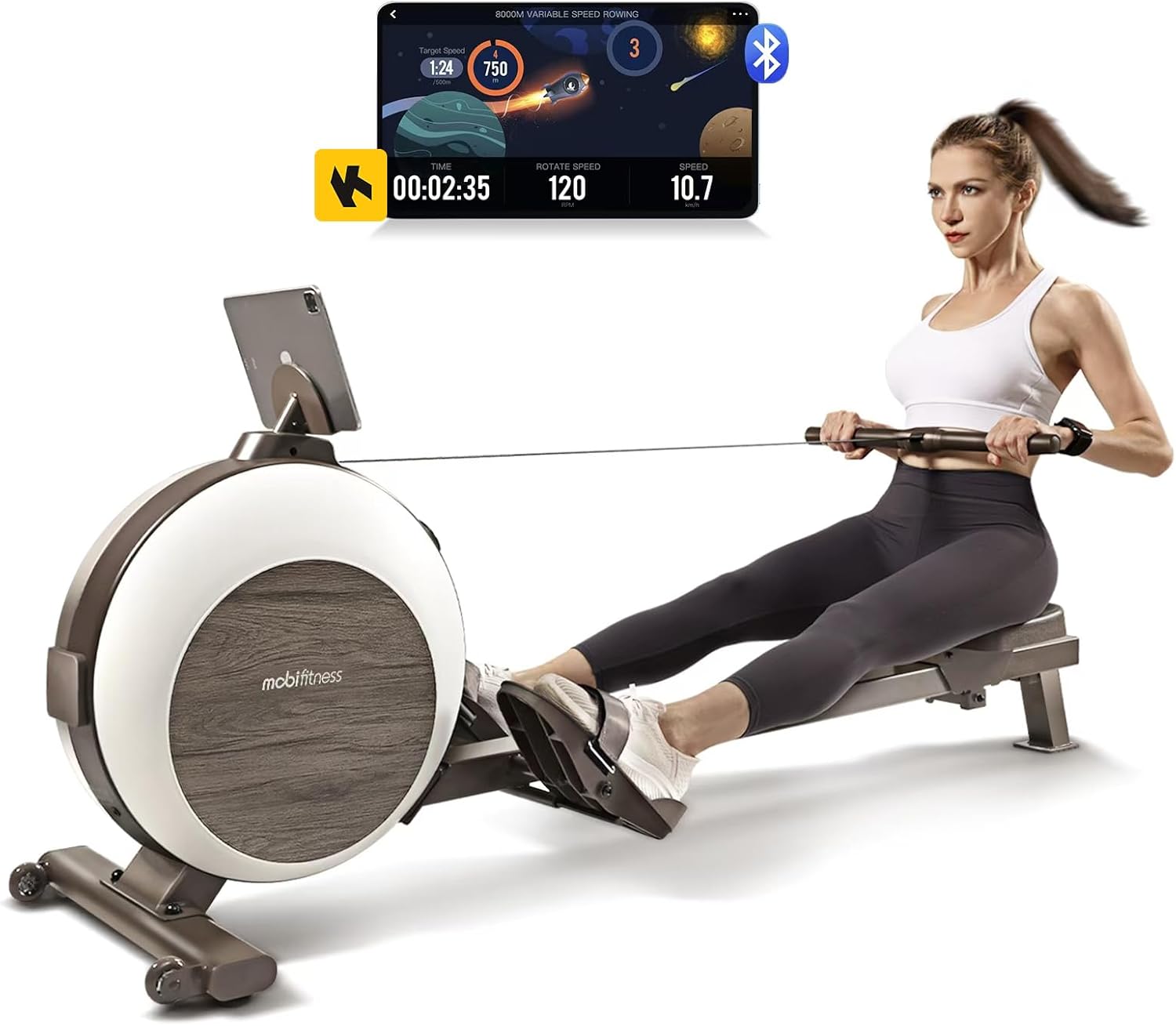 MOBI FITNESS Luka rowing machine
