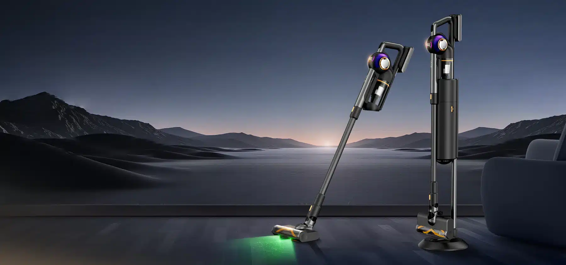 JIGOO V700 cordless vacuum cleaner station