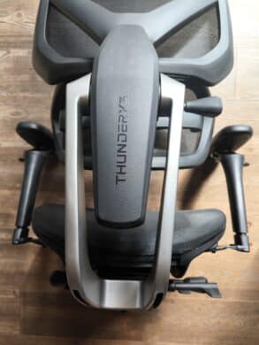 A large part of the assembly has already been completed.