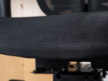 Manufacturer's name in the seat