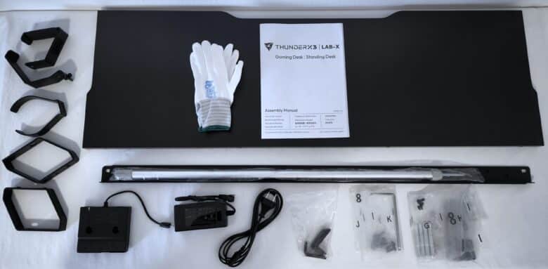 Some components of the scope of delivery