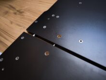 The table top consists of several parts.