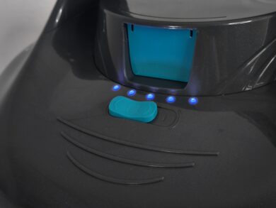 The battery indicator with on/off switch