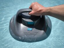 Off you go into the cool water!