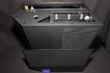 The housing with the top cover removed