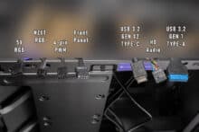 The connections of the wiring harness described in each case