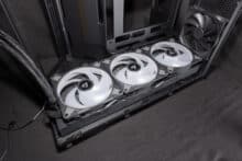 Installing the fans on the 420mm radiator