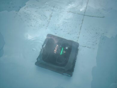 ... After a short wait, the cleaning begins.